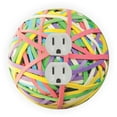 thumbnail image 1 of Rubber Band Ball Design - Round Light Switch Plate Cover - Outlet Cover, 1 of 1