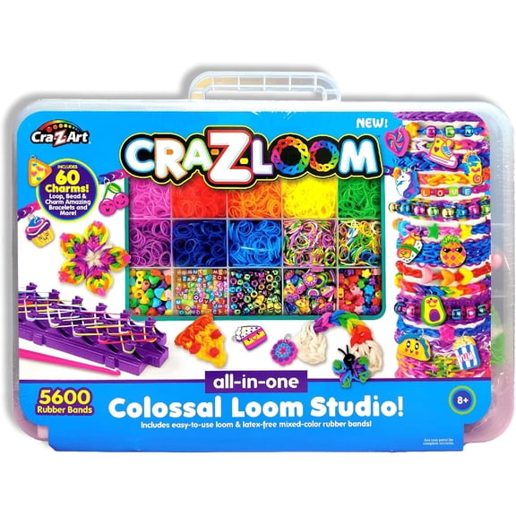 Rubber Band Bracelets All-in-One Colossal Loom Studio!