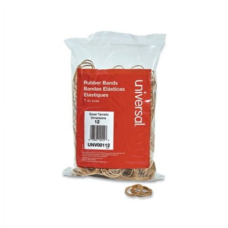 Rubber Bands Size 12, 0.04" Gauge, Beige, 1 lb Box, 2,500/Pack
