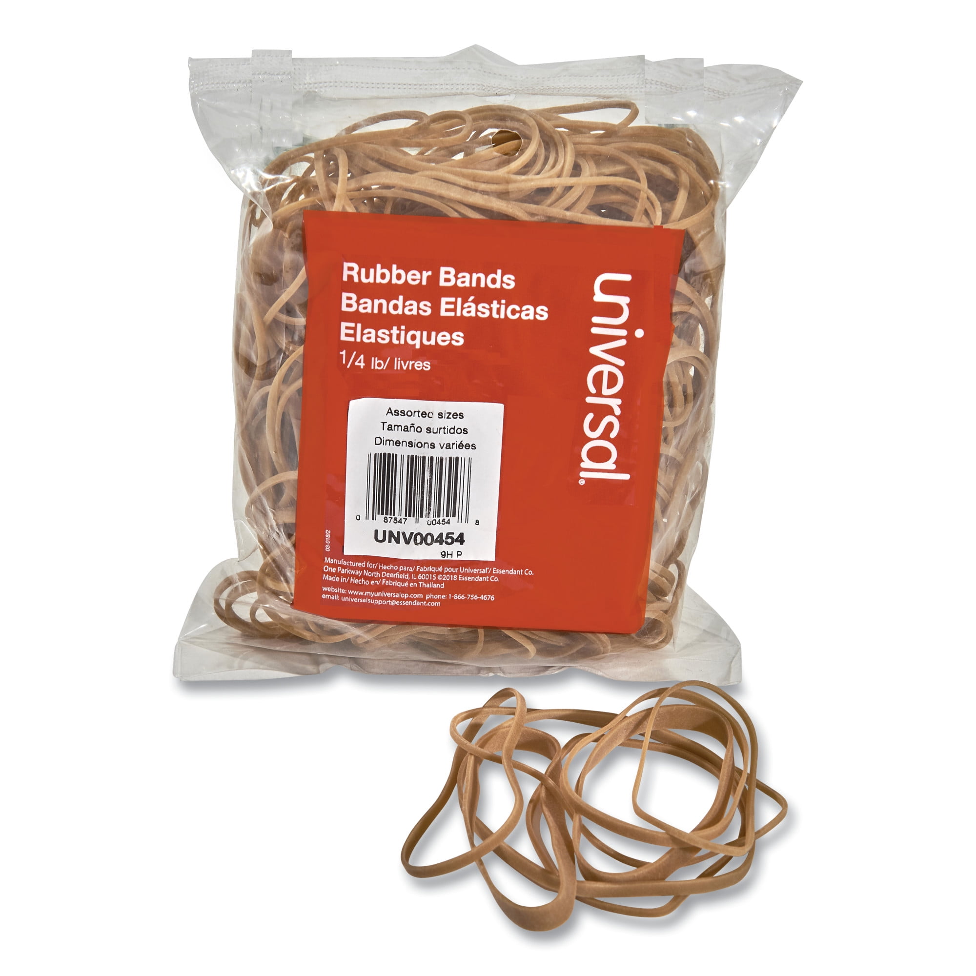 Assorted Rubber Bands, 3.5-oz. Packs