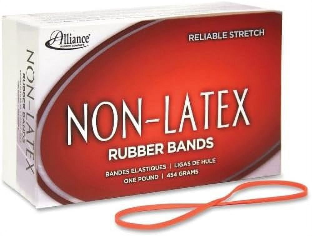 Rubber Bands, Sz. 117B, Orange, 7 x 1/8, 250 Bands/1lb Box