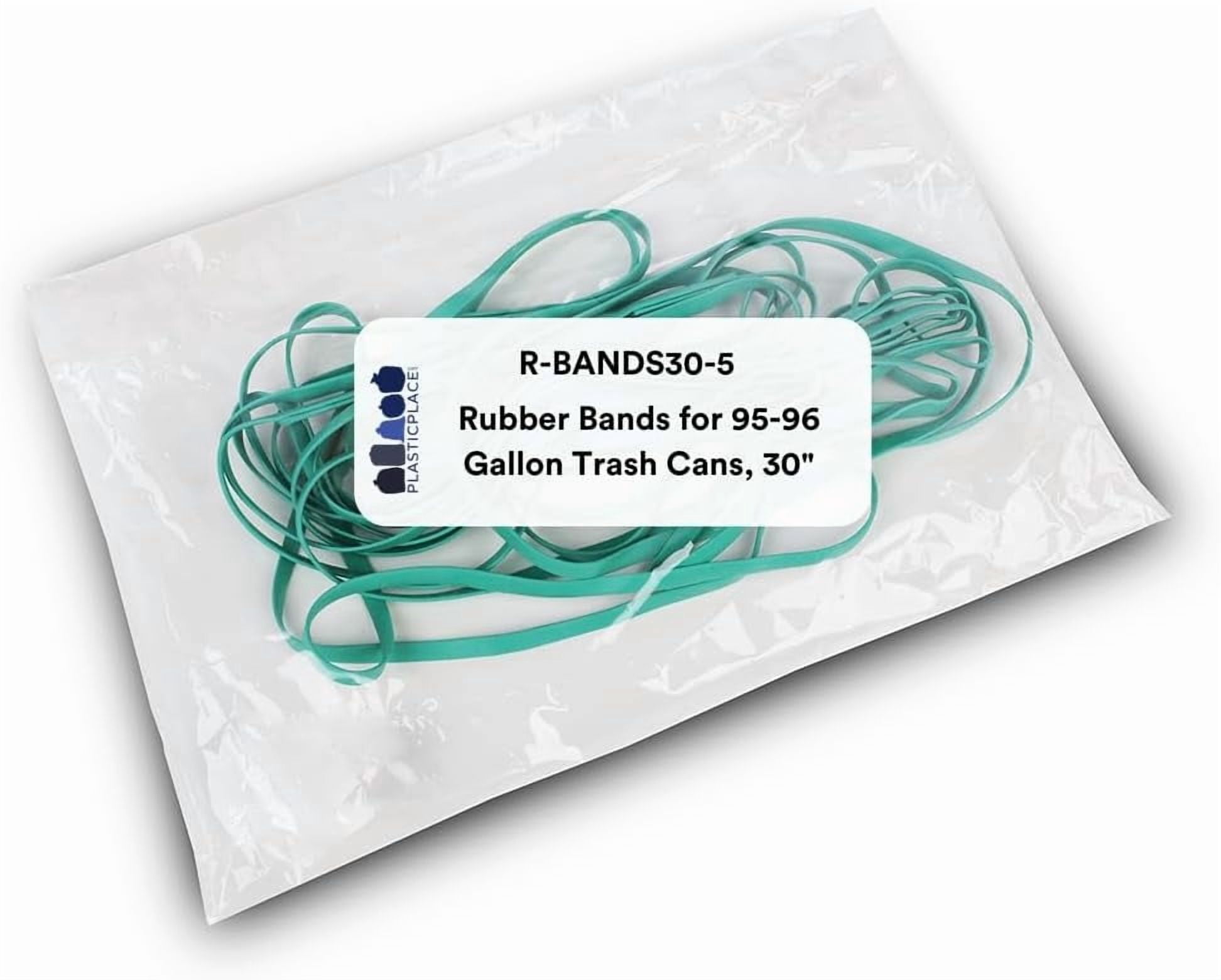 Rubber Bands for 95-96 Gallon Trash Cans, 30", 5 Count