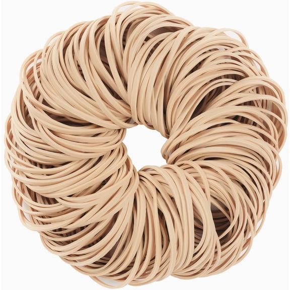Rubber Bands size 33 Approximately 200 pcs Elastic Band #33 Light brown for Office Supply File Folders Litter Box