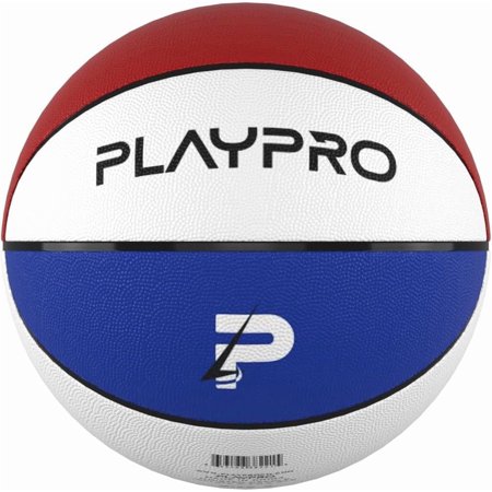 Rubber Basketball (3, RED/WHITE/BLUE)