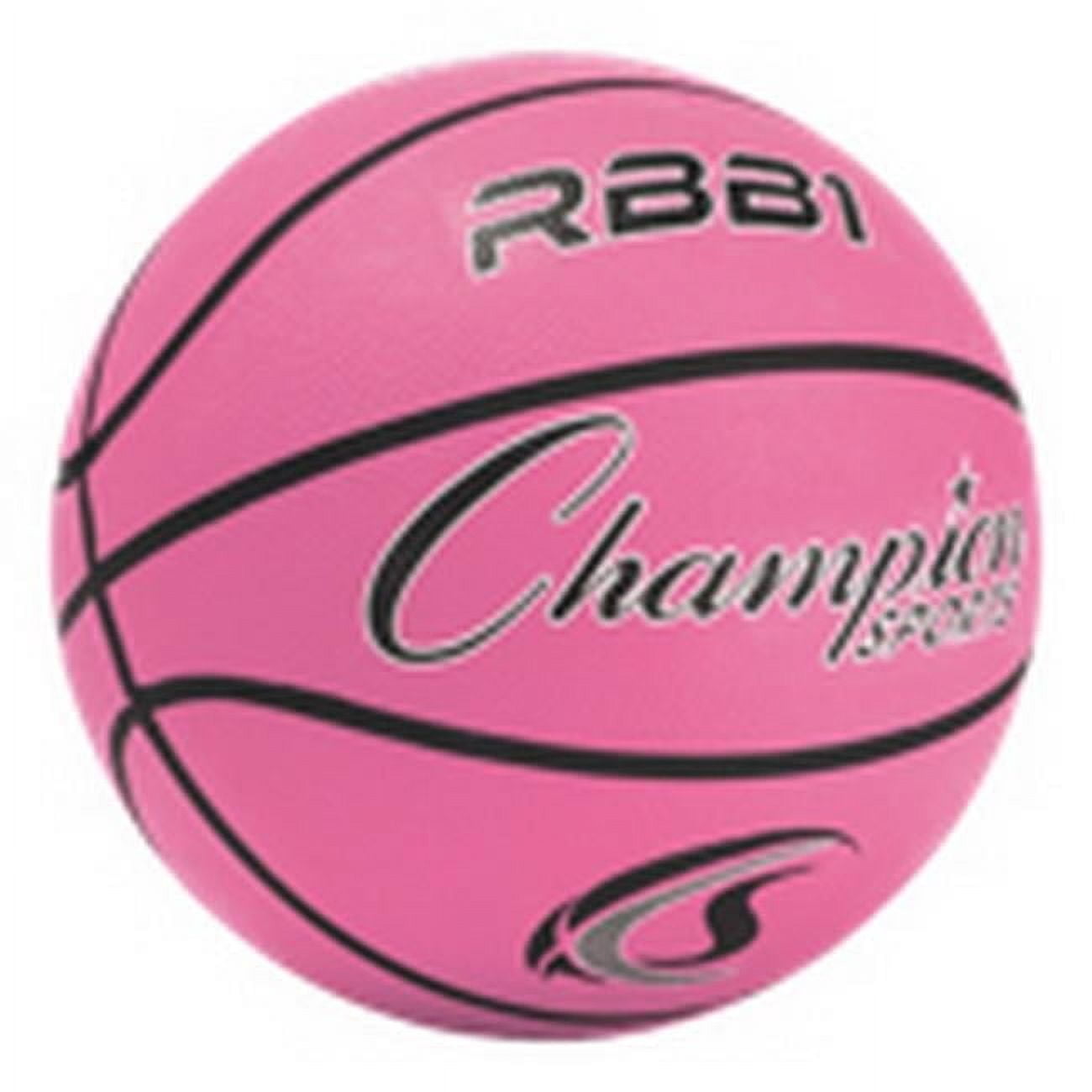 Rubber Basketball, Pink - Size 7