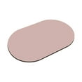 thumbnail image 1 of Rubber Bath Mats Quick-Drying Non-Slip Bathroom Mat Super Absorbent Bath Mat Instant Dry Bath Mat, Bathroom Rug in Front of The Kitchen Sink, Shower Room, Bathtub, Oval(16"x24"), 1 of 8