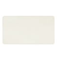 Rubber Bathtub Mat, White, 16" x 28", Mainstays