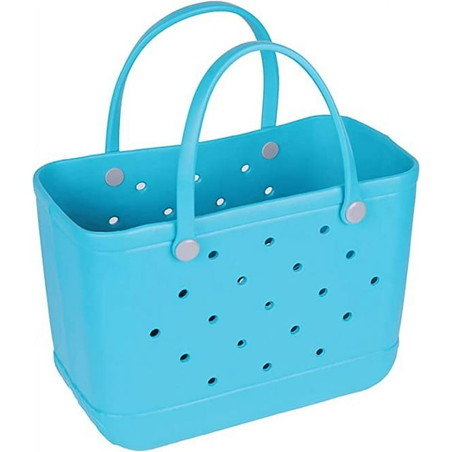 Rubber Beach Bag EVA Perforated Waterproof Sandproof Durable Open