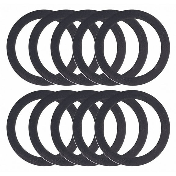 Rubber Black Washer, 1-1/2" Pipe Dia., Slip Connection - Drains