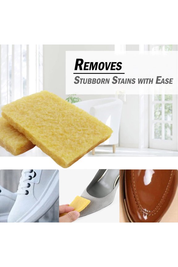 Rubber Block Shoes Clean Eraser Decontamination Wipe Natural Rubbing for Sneaker Care and Athletic Footwear Restoration with Non-Abrasive Gentle Formula for Safe Use On All Materials Topliu