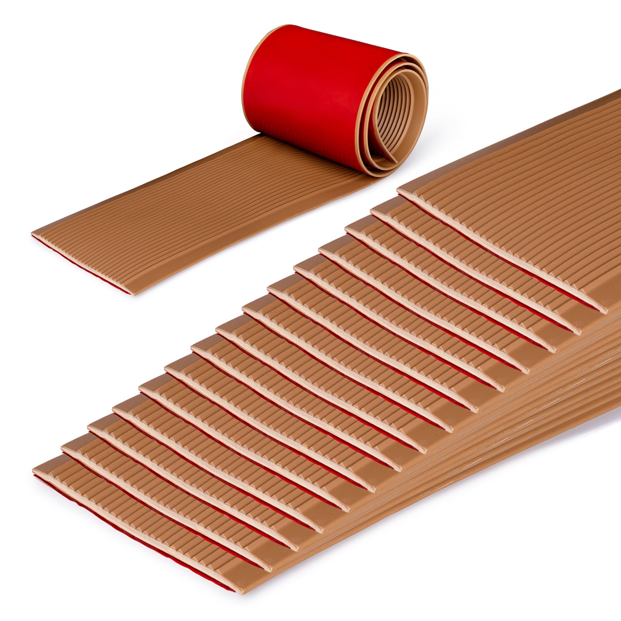 Rubber Bond 4x36in Heavy Duty Anti Slip Stair Treads (15Pack