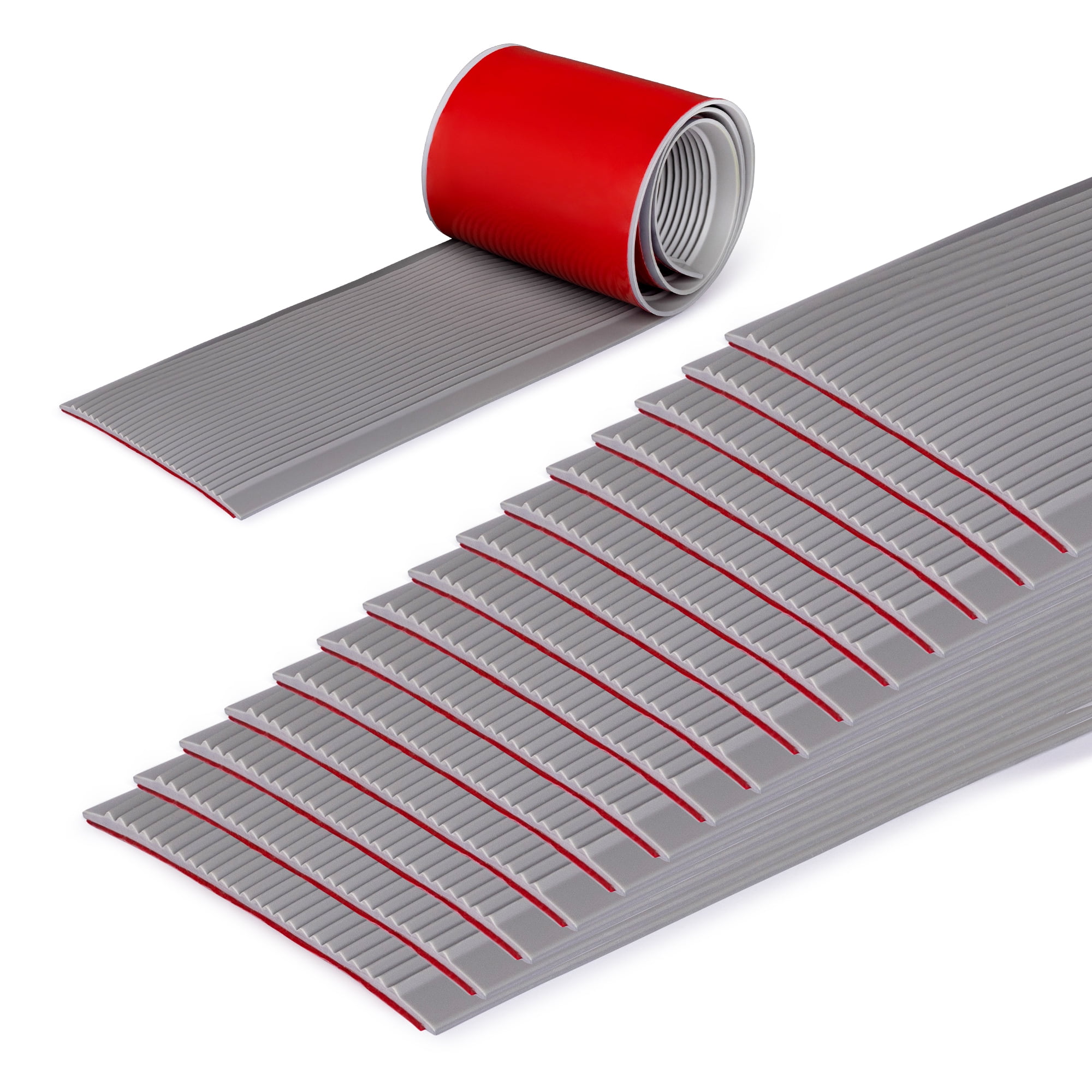 Rubber Bond 4x36in Heavy Duty Anti Slip Stair Treads (15Pack