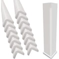 thumbnail image 1 of Rubber Bond Wall Corner Guard Edge Protector, 1x1x36 inch Baby Proofing Corner Guards | Self-Adhesive Furniture Edge Strips for Home & Office (15 Pack, White), 1 of 7