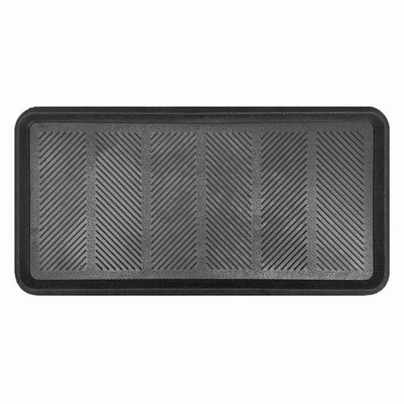 Rubber Boor Tray, Black