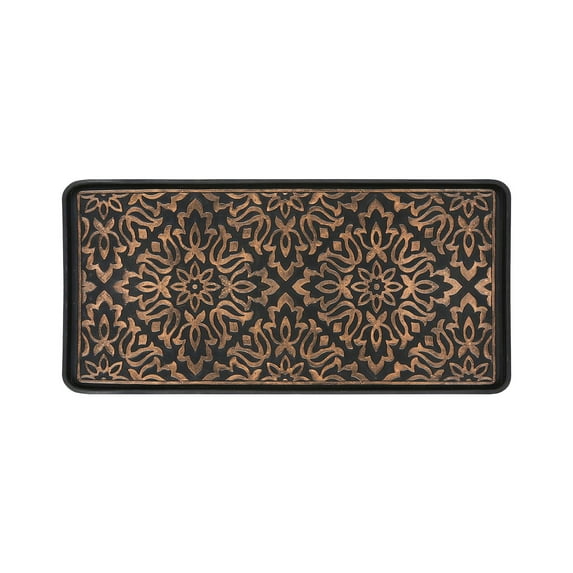 Rubber Boot Tray Indoor Outdoor Non-Slip Wet Shoe Absorbent Mat - With Non-Slip Surface To Prevent Wet Floor, Trap Water Spills, Keep Shoes Dry, Easy To Clean & Store - For Home