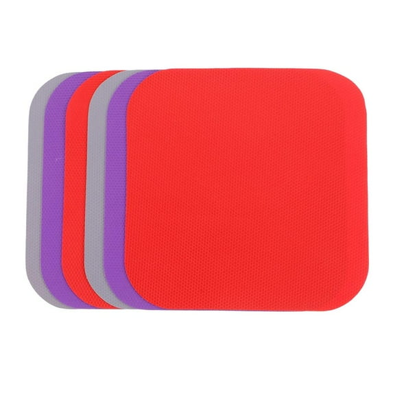 Rubber Bottle Opening Mats for Kitchen: Colorful Square Design for Effortless Jar Opening
