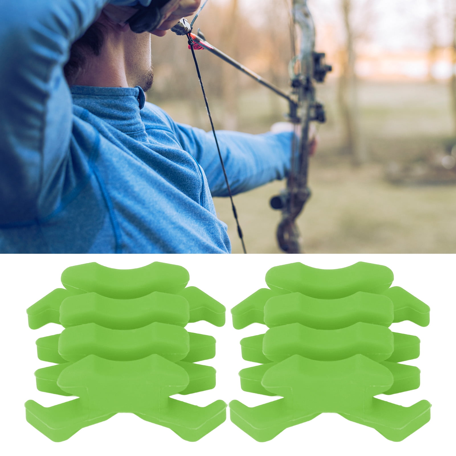 Rubber Bow Limbs Vibration Damper, 1 Pair Dampener Crab Shaped