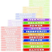 Rubber Bracelets - 100 Pcs Silicone Wristbands - Rubber Band Bracelet Party Favors for Kids - Rubber Bracelet for Kids - Silicone Wristband for Kids - Wristbands Silicone - Vending Machine Toys