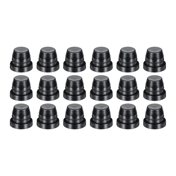 Rubber Brake Bleeder Cover, 12 mm Push-On Cap with 6 mm Inner Opening for Car and Motorcycle Brake Upkeep Daily