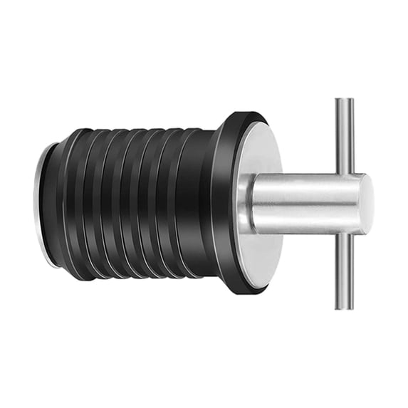 Rubber Brass T-Handle Plug Hull Marine Accessories , Stainless Steel 19mm, standard
