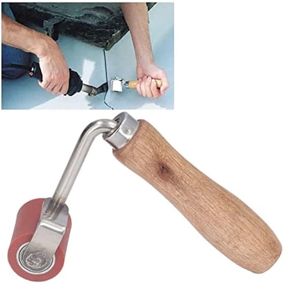 Rubber Brayer Roller, 1.7in Wide Handheld Silicone Seam Roller for Wallpaper, PVC, Tarpaulin, Professional Roller Tool for Roofing and Decking$$Tools & Hardware Other