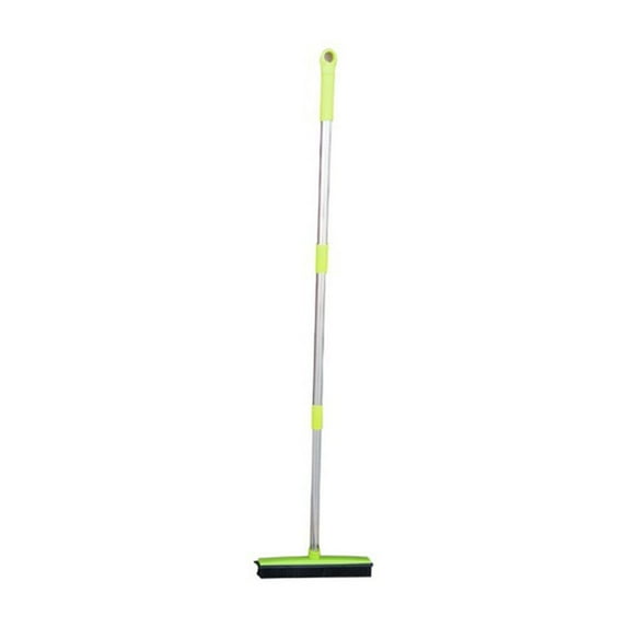 Rubber Bristle Carpet Sweeper - Efficient Pet Hair Remover for Carpets, Hardwood & Tile Floors - Compact Floor Brush with Built-in Debris Compartment - Household Cleaning Mop