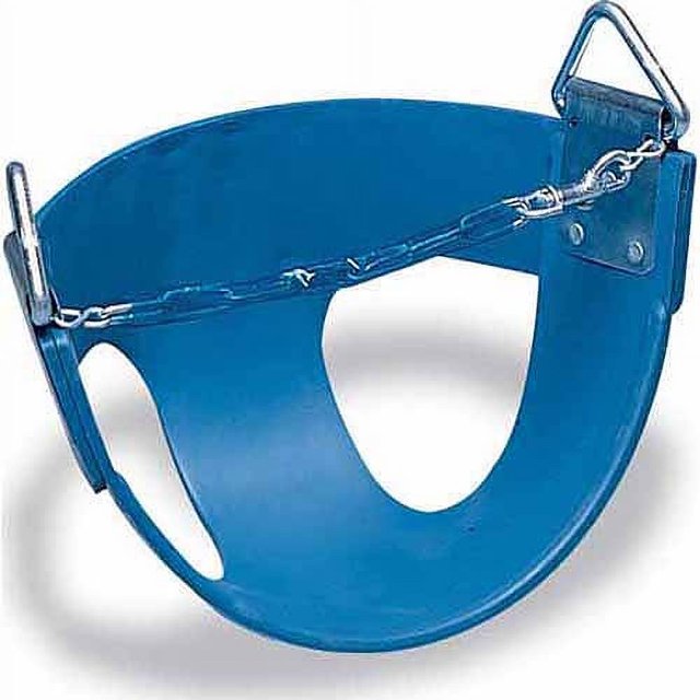 Rubber Bucket Swing Chair for Toddlers, Blue