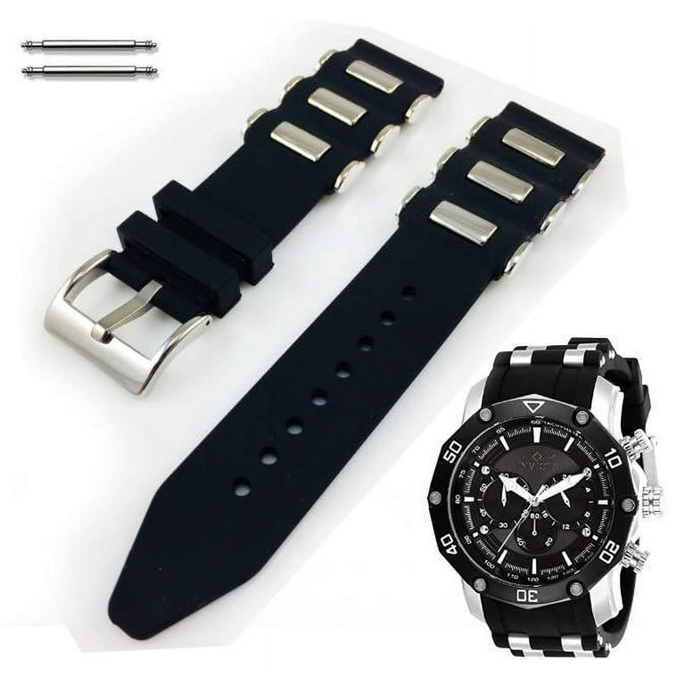Invicta rubber deals strap