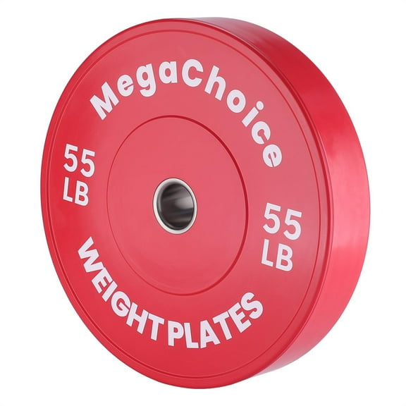 Rubber Bumper Weight Set - 2 Inch Barbell Plates for Home Gym Strength Training(1pcs)