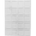 Rubber Bumpers Self Adhesive Large 20 Pack Protect Surfaces, No Slip