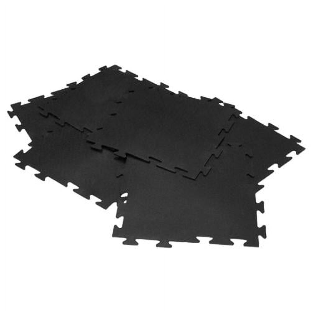 Rubber Cal ArmorLock Fitness Tiles 3/8 x 20" x 20" (8 Pack) 20 x