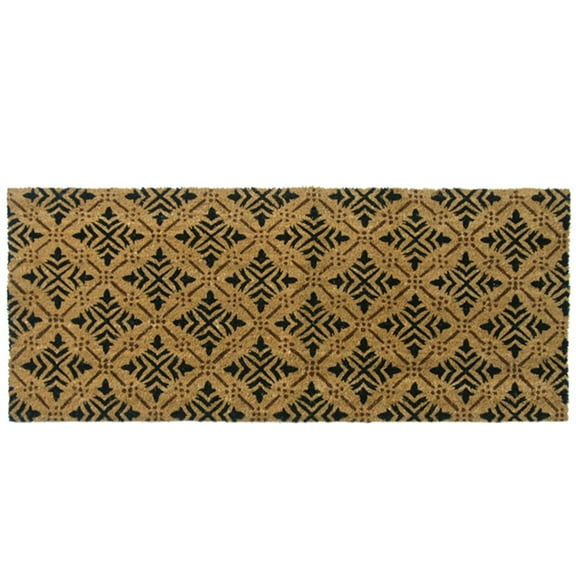 Rubber-Cal "Classic Fleur de Lis French Matting" Doormat, 24 by 57-Inch