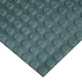 thumbnail image 1 of Rubber-Cal Coin-Pattern Thermoplastic Flooring -- 3.5mm x 36" x 2ft - Black, 1 of 9