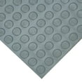 thumbnail image 1 of Rubber-Cal Coin-Pattern Thermoplastic Flooring -- 3.5mm x 36" x 9ft - Dark Gray, 1 of 9