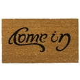 thumbnail image 1 of Rubber-Cal "Come In" Welcome Doormat Coir Doormat, 18 x 30-Inch, 1 of 4
