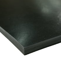Rubber-Cal EPDM Sheet - 0.125" Thick x 6" Width x 36" Length - 60A Durometer - Black