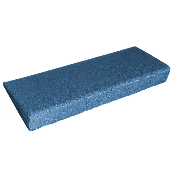 Rubber-Cal "Eco-Safety" Ramp 2.5 x 6 x 20 Inch - Blue - 4 Pack
