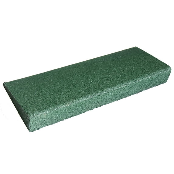 Rubber-Cal "Eco-Safety" Ramp 2.5 x 6 x 20 Inch - Green - 4 Pack