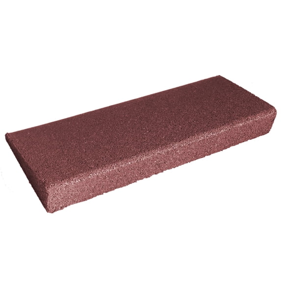 Rubber-Cal "Eco-Safety" Ramp 2.5 x 6 x 20 Inch - Terra Cota - 4 Pack