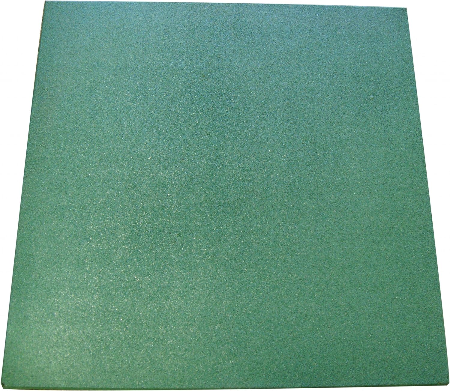 Rubber-Cal "Eco-Sport" 1-inch Interlocking Flooring Tiles - 1 x 20 x 20-inch Rubber Tile - 3 Pack, 8.5 Sqr/Ft Coverage - Green