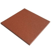 Rubber-Cal "Eco-Sport" 1-inch Interlocking Flooring Tiles - 1 x 20 x 20-inch Rubber Tile - 1 Pack - Terra-Cotta' in Color