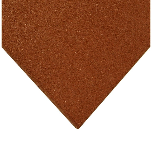 Rubber-Cal "Eco-Sport" Interlocking Tiles - 3/4 x 19.5 x 19.5 Inch - 25 Pack - 66 Square Feet Coverage - Terra-Cotta