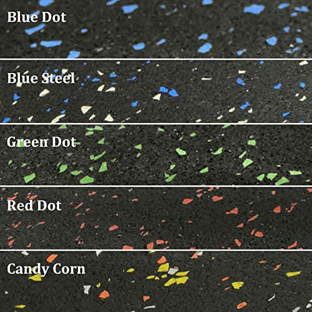 Rubber-Cal Elephant Bark Flooring, Blue Steel, 3/8-Inch x 4 x 8-Feet ...