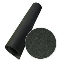 Rubber Cal "Elephant Bark" Rubber Flooring - 1/4 in. x 4 ft. x 6 ft. - Black
