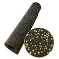 thumbnail image 1 of Rubber-Cal "Elephant Bark" Rubber Flooring - 3/8 in. x 4 ft. x 10ft. - Candy Corn, 1 of 6
