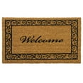 thumbnail image 1 of rubber-cal "estate style welcome doormat coco coir mats, 24 x 57-inch, 1 of 3