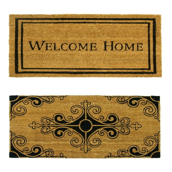 Rubber-Cal French "Estate Door Mat" Kit - 24" x 57" - 2 Doormats