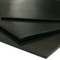 thumbnail image 1 of Rubber-Cal Neoprene Sheet - 50A Durometer - Smooth Finish - Adhesive Backing - 0.062" Thick x 12" Width x 24" Length - Black, 1 of 4