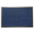 thumbnail image 1 of Rubber-Cal "Nottingham" Rubber Backed Carpet Mat - 3 x 5 feet - Blue Polypropylene Mat, 1 of 6