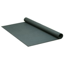 Rubber-Cal "ReUz" Rubber Flooring Rolls -- 3mm x 48" x 1ft - Black